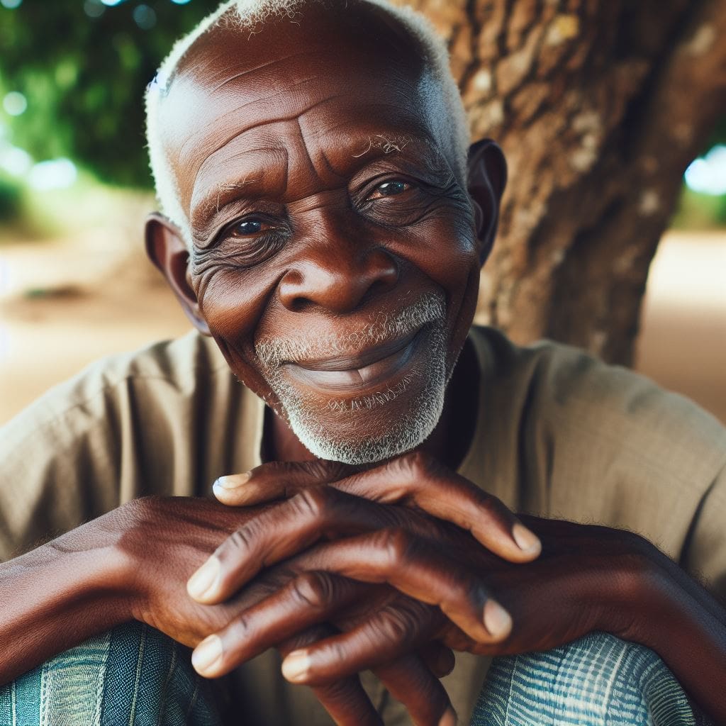 Healthy old man that isnt depressed