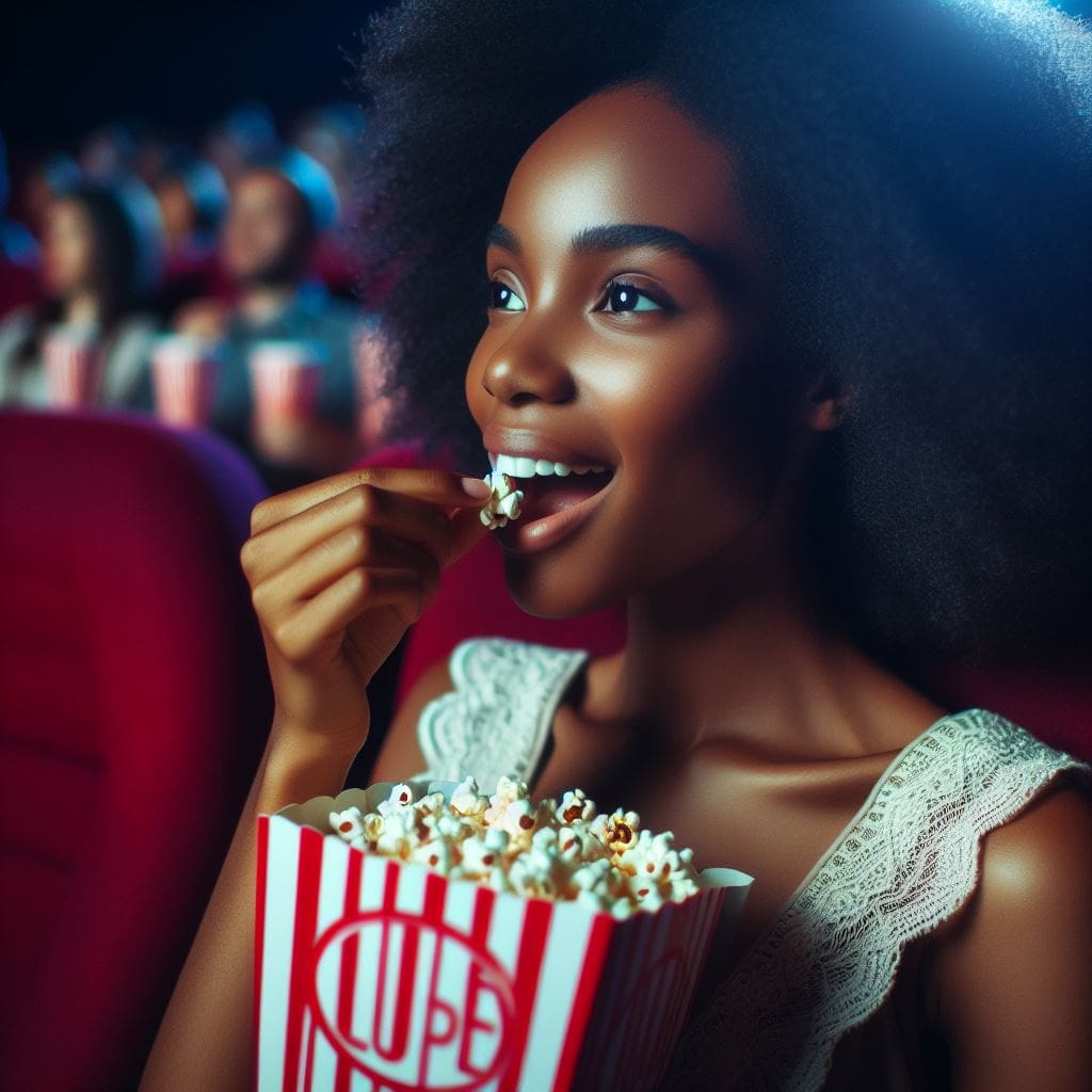 Image-of-an-African-person-eating-popcorn-at-a-film-theatre