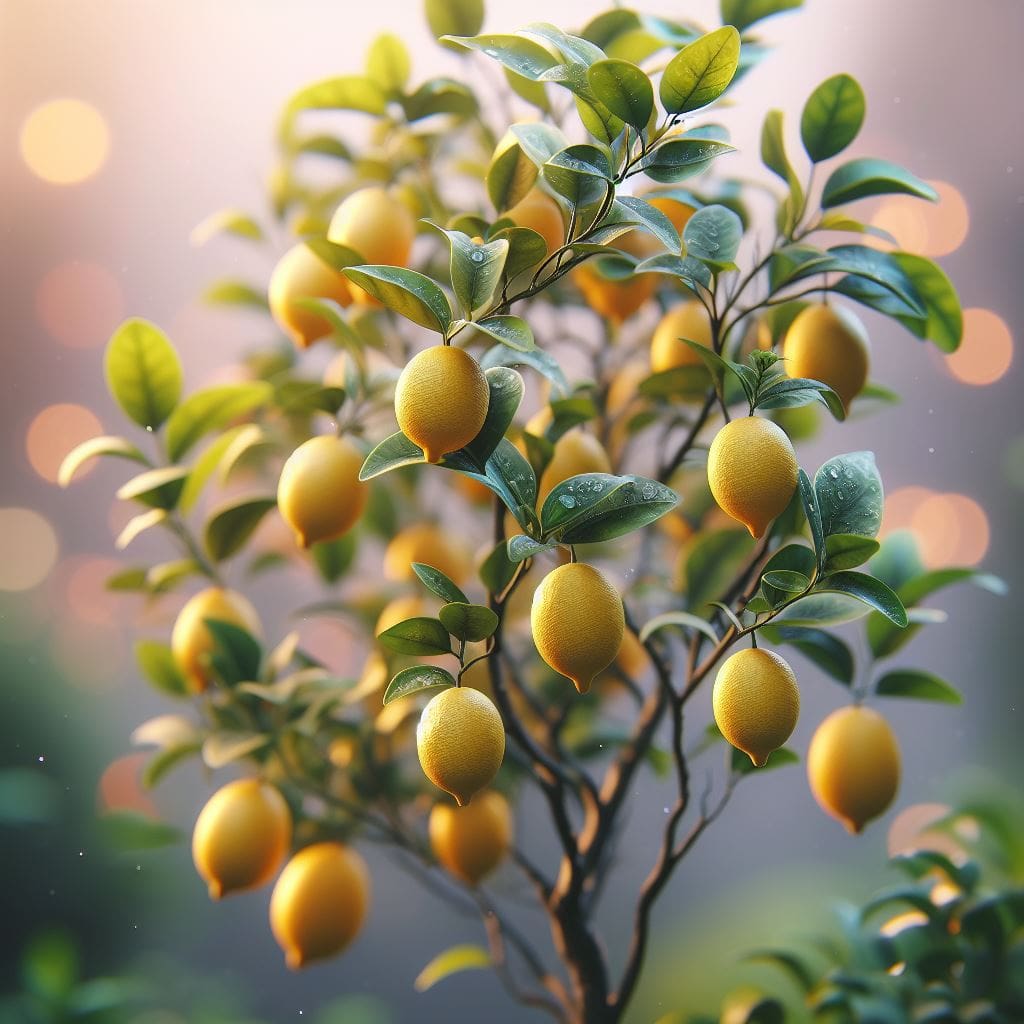 Lemons on a tree