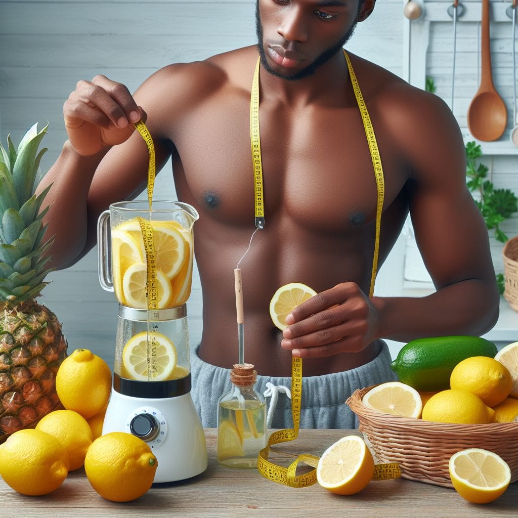 The-Use-of-Lemons-for-weight-loss.-an-Image-showing-an-African-man