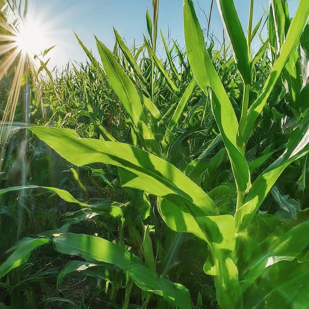 An image of Maize plantain otherwise known as Corn