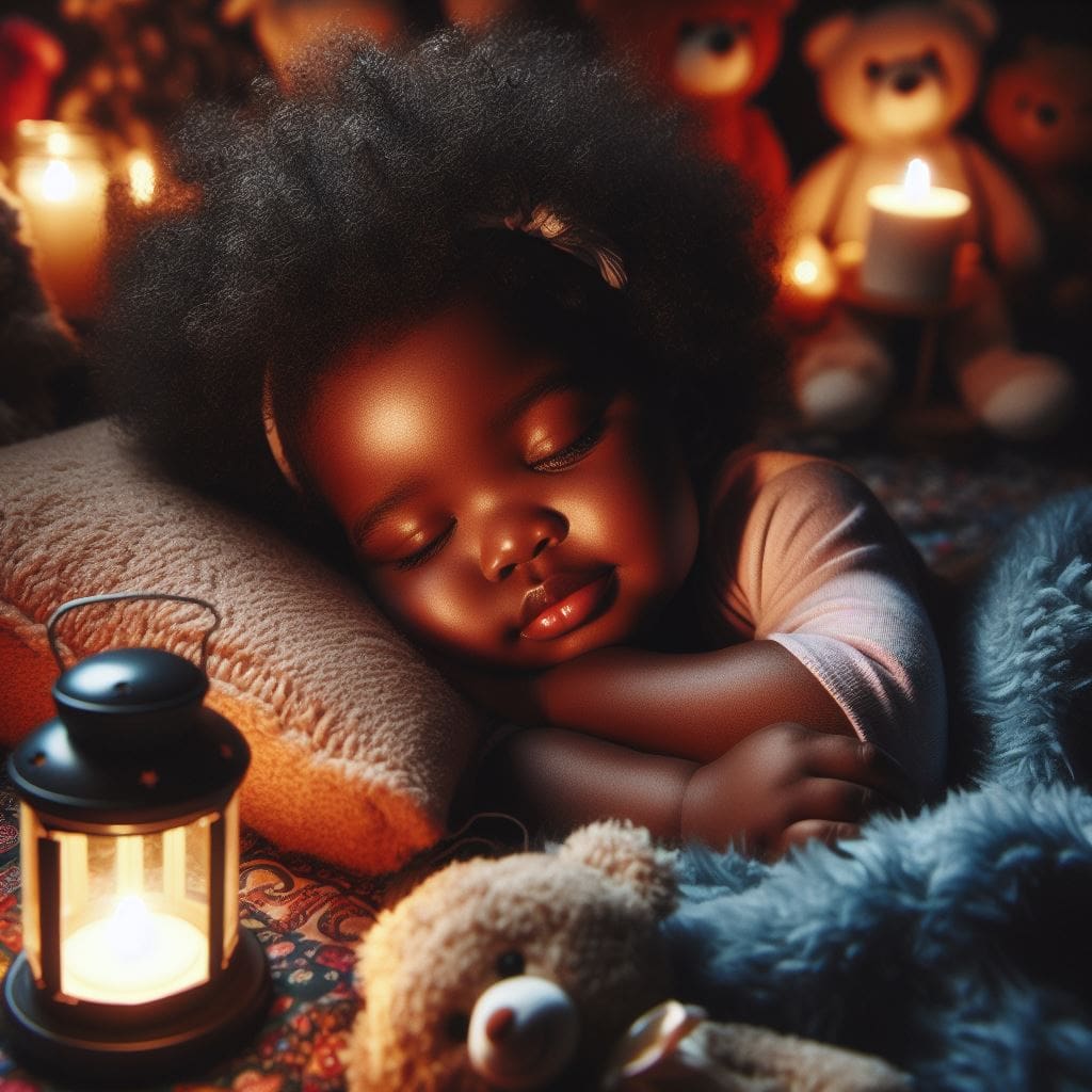 a-black-child-sleeping-at-night