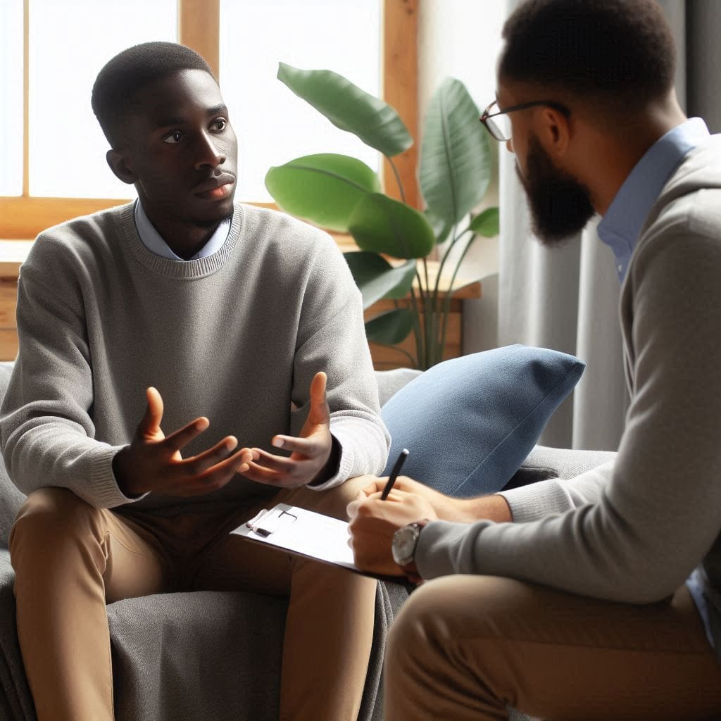 Seeking professional help from a therapist can improve mental health and overall well-being.