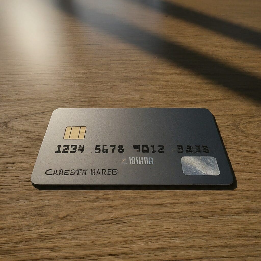 A credit card