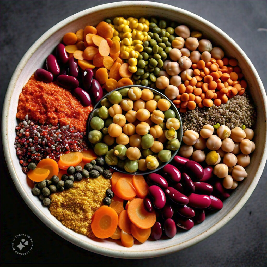 Iron-packed legumes and lentils, great sources of non-heme iron for vegetarians