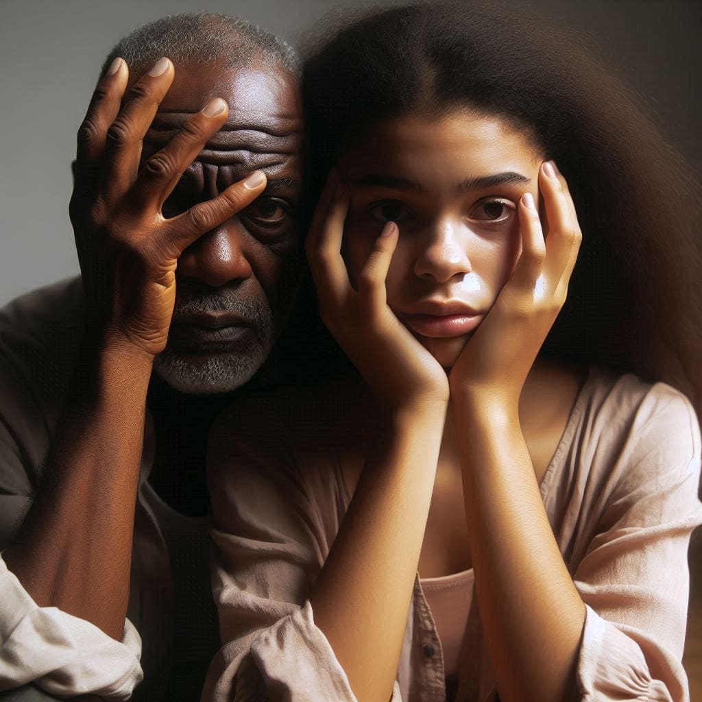 a father and daughter- generational trauma